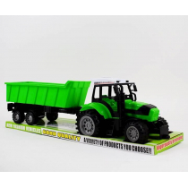 Duży Traktor Z Przyczepą Ruchome części 55 CM