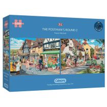 Gibson Games Jigsaw The Postman LEDy Round 2 2 X 500 Pieces g5030