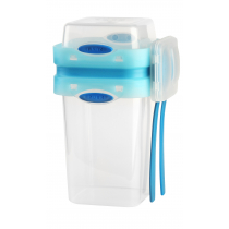Vialli Design Lunchbox ze sztućcami 230+650 ml z serii Foodie 26506
