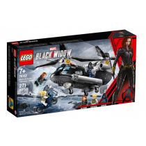 Klocki Marvel Super Heroes Czarna Wdowa i pościg helikopterem