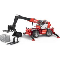 Bruder Manitou MRT 2150 - Ładowarka teleskopowa + akcesoria 02129