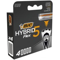 BiC System Wkłady do maszynki Hybrid Flex 5 Blister 1op.-4szt