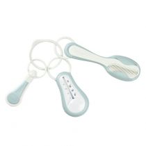 Beaba Akcesoria do pielęgnacji: termometr do kąpieli, cążki do paznokci, szczoteczka i grzebień Green Blue solution-bc-7158-0