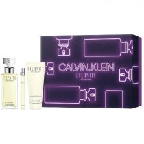 Calvin Klein Eternity zestaw - woda perfumowana 100 ml + woda perfumowana 10 ml + balsam do ciała 100 ml KLE-ETW69