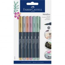 FABER CASTELL Pisaki metaliczne Metallics 6 kol. FABER CASTELL