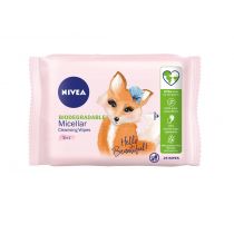 Nivea Chusteczki micelarne do twarzy i oczu 3w1- cera każda (biodegradowalne) 1op.-25szt 127358