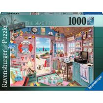 Ravensburger 15000 My Haven No. 7. The Beach Hut Puzzle dla dorosłych i dzieci, od 12 lat, 1000 części 15000