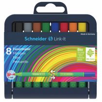 SCHNEIDER Flamaster SCHNEIDER Link-It, 1,0mm, stojak - podstawka, 8szt. mix kolorów SR192098
