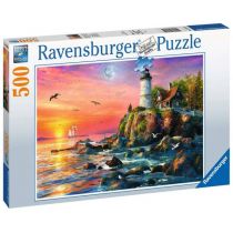 Ravensburger Puzzle 500 elementów. Latarnia