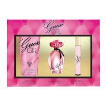 Guess Girl zestaw dla kobiet woda toaletowa spray + woda toaletowa + balsam do ciała 100 ml + 15 ml + 200 ml