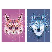 Teczka rysunkowa A4 z gumką Wild animals