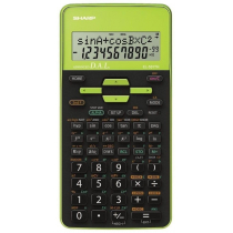 Sharp Kalkulator EL-531TH zielony Blister SH-EL531THBGR