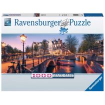 Ravensburger PUZZLE Puzzle 16752 wieczory w Amsterdamie 16752 wieczory w Amsterdamie 1000 części, wielokolorowe 16752