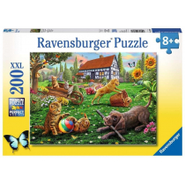 Ravensburger Puzzle XXL 200 - Odkrywcy na czterech łapach 12828