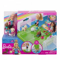 Mattel Dreamhouse Adventures Chelsea zestaw Boisko do piłki nożnej GHK37