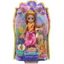 Mattel Lalka Entchantimals Królowa Daviana + jelonek Grassy GYJ11/GYJ12