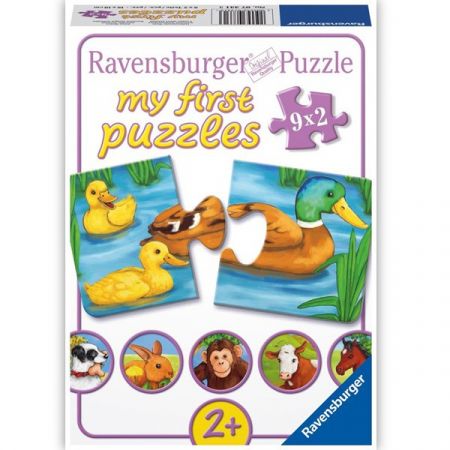 Ravensburger Puzzle Moje pierwsze puzzle Zwierzęta 9x2