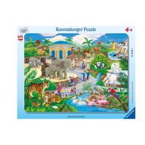 Ravensburger Puzzle w ramce Wizyta w zoo, 45 elementów 06661