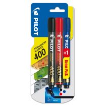 PILOT MARKER PERM 400 ŚCIĘTY 3SZT CZAR CZERW+NIEB 50% wszystko dla domu i biura! PISCA-400-BRL
