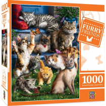 Masterpieces Puzzle 1000 Koty