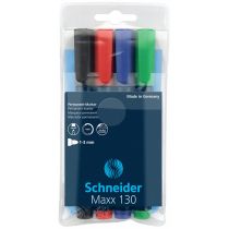 Schneider Zestaw markerów uniwersalnych Maxx 130, 1-3 mm, 4 miks kolorów SR11309