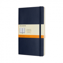 Moleskine Notes Classic L w linie szafirowy