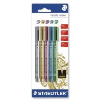 Staedtler MARKERY METALICZNE K.OKR. M 1-2mm 5 KOLORÓW