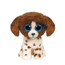 Ty Meteor Meteor Maskotka Beanie Boos Pies brązowo-biały - Muddles 15 cm 5_800211