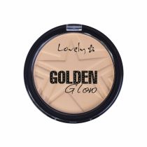 Lovely Lovely Golden Glow Puder Rozświetlający z Drobinkami 1 LOV-7060