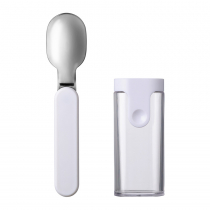 Mepal Mepal Ellipse Nordic White 14,5 Cm Biała Łyżka Składana Ze Stali Nierdzewnej