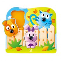 HaPe e1309 guzik puzzle zwierząt domowych