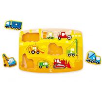 Hape e1407 plac budowy puzzle