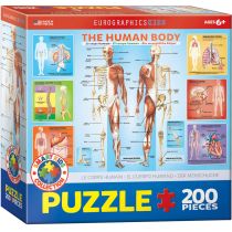 Puzzle 200 Smart kids Ciało człowieka XXL)