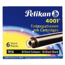 Pelikan NABOJE KRÓTKIE TP 6szt CZARNE