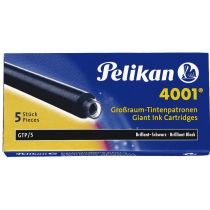 Pelikan NABOJE DŁUGIE GTP CZARNE 5szt