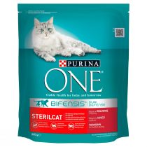 KARMA DLA KOTÓW PURINA ONE STERILCAT BOGATA W WOŁOWINĘ I PSZENICĘ 800G