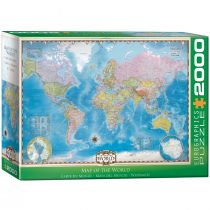 EuroGraphics Eurographics Puzzle mapa świata, 2000 części