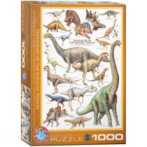 Eurographics Puzzle 1000 elementów Dinozaury w okresie Jurajskim