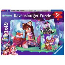 Ravensburger Puzzle 3x49 elementów Enchantimals