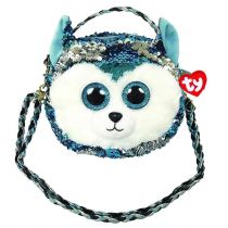Ty Inc Fashion Sequins SLUSH cekinowa torba na ramię husky 95125