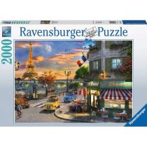 Ravensburger Puzzle 16716 - Romantische Abendstunde in Paris - 2000 Teile Puzzle für Erwachsene und Kinder ab 14 Jahren 16716