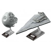Revell Modele do sklejania Star Wars Gwiazda Śmierci i Krążownik Imperium 1/14500 GXP-736709