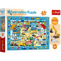 Trefl Puzzle 70el 15538 Odwiedzamy Budowe pudełko