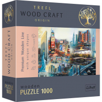 Trefl Puzzle drewniane 1000 Nowy Jork kolaż