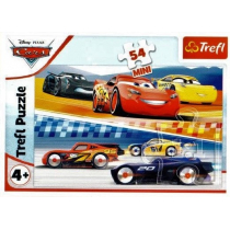 Puzzle 54 el. mini. Auta. Szalony wyścig Trefl
