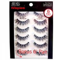 Ardell Demi Wispies 6-Pack sztuczne rzęsy na pasku 6 par Black 110173-uniw