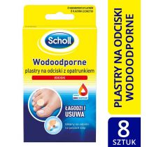 Scholl plastry na odciski wodoodporne, 8 szt