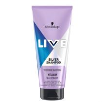 Schwarzkopf Live Silver Shampoo 200 ml Szampon srebrny do włosów blond,rozjaśnionych i siwych LETNIA WYPRZEDAŻ DO 80%