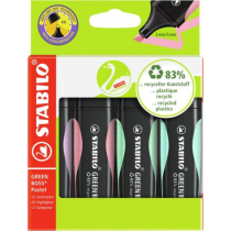 Stabilo Zakreślacz Green Boss Pastel kpl. 4 sztuki 6070/4-2 ZAP.908