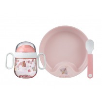 Little Dutch Zestaw do karmienia Mio 3 el. Flowers & Butterflies
